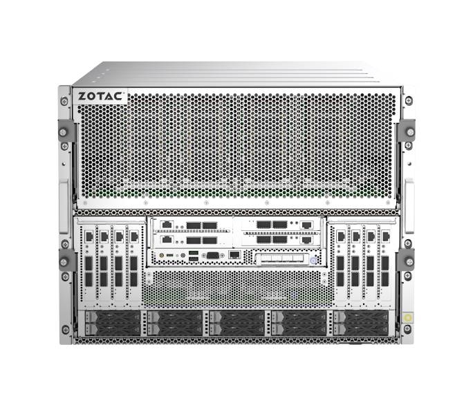 ZOTAC 8U Dual Intel CPU Rack Mount GPU Server (barebone) - ZRS-3290H1